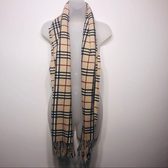 Unbranded Accessories - Nova Check Fringe Scarf